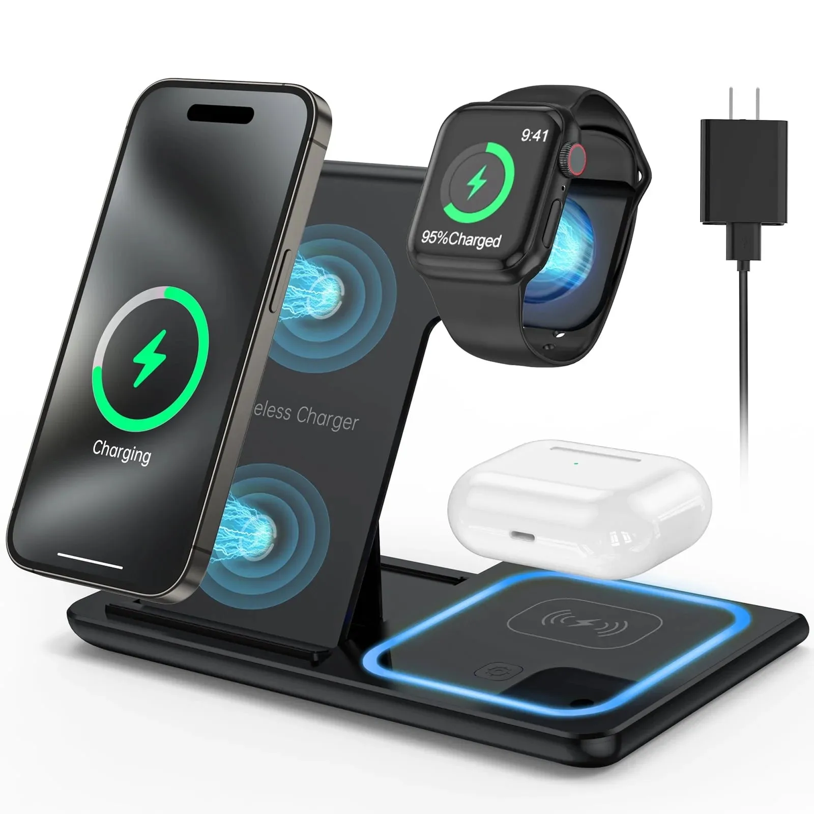 3-in-1 Wireless Charger