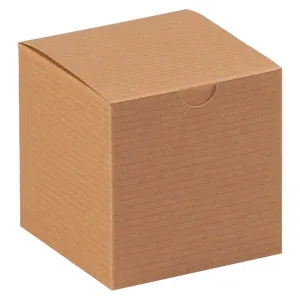 4 x 4 x 4" Kraft Gift Boxes