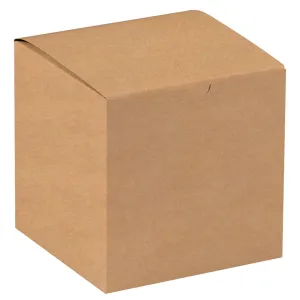 6 x 6 x 6" Kraft Gift Boxes