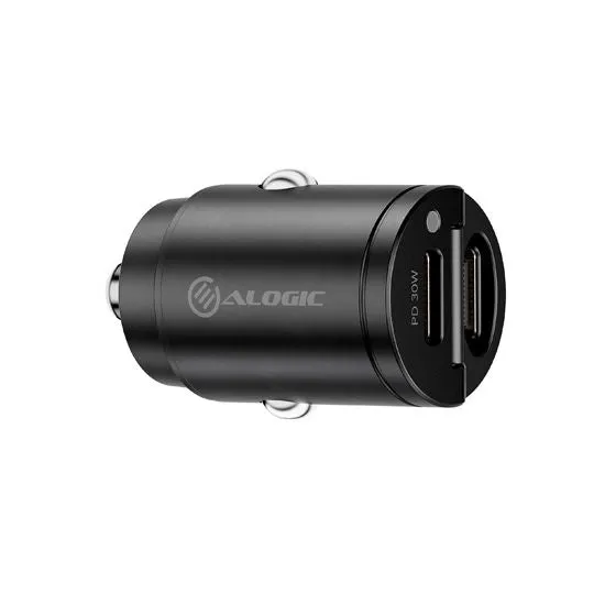 ALOGIC Rapid Power 30W Mini Car Charger 2xUSB-C