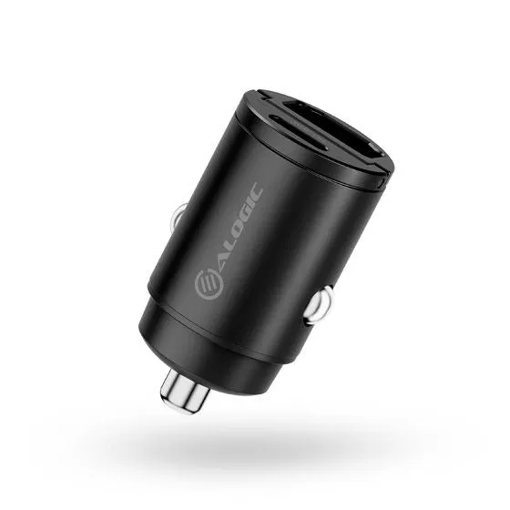 ALOGIC Rapid Power 30W Mini Car Charger with USB-C and USB-A