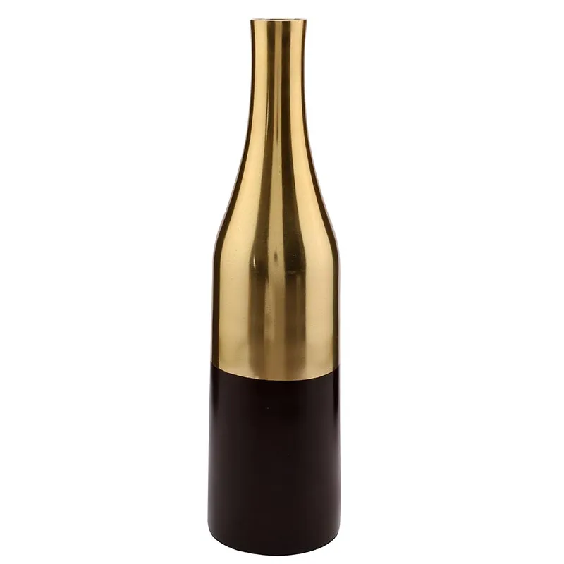 Aluminium  Champagne Small Bottle Vase | Multiple Colors