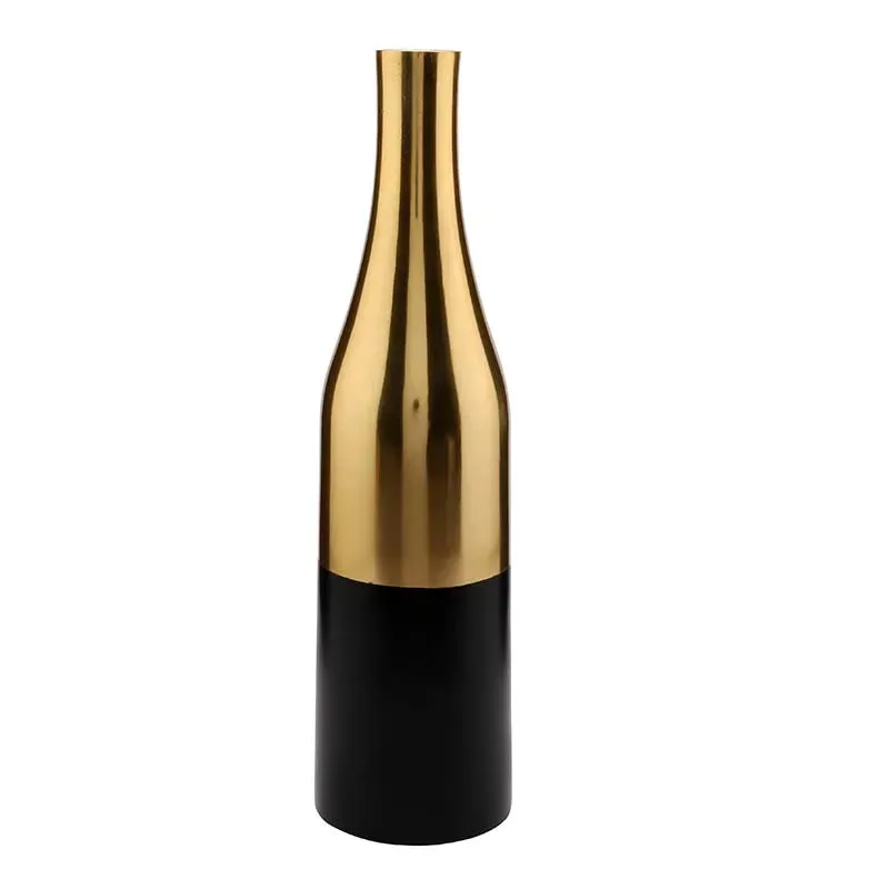 Aluminium  Champagne Small Bottle Vase | Multiple Colors