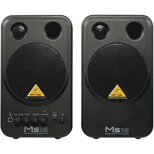 Behringer MS16 Multimedia Speakers Pair