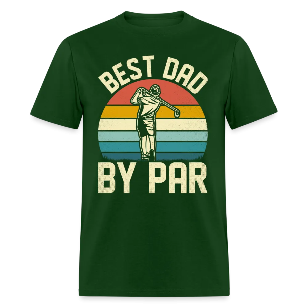 Best Dad By Par T-Shirt (Golfing Dad Tee)