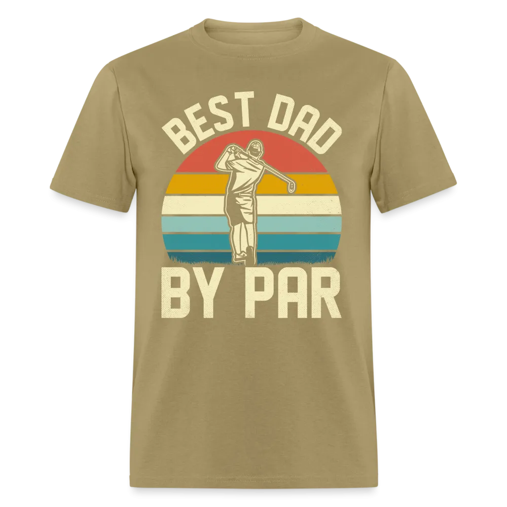 Best Dad By Par T-Shirt (Golfing Dad Tee)