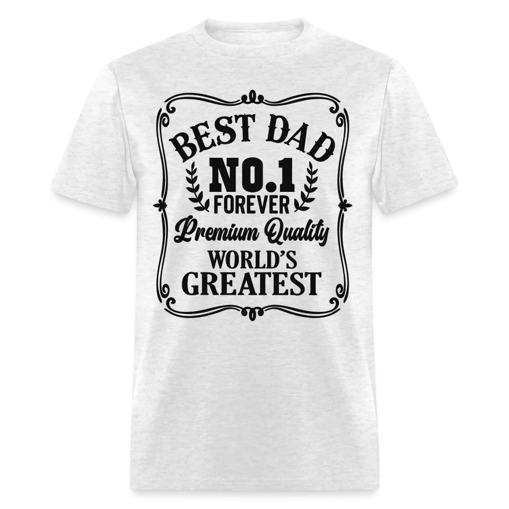 Best Dad T-Shirt (Premium Quality, World's Greatest)