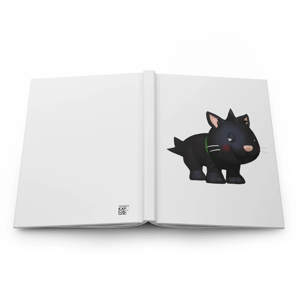 Black Kitty Hardcover Journal Matte