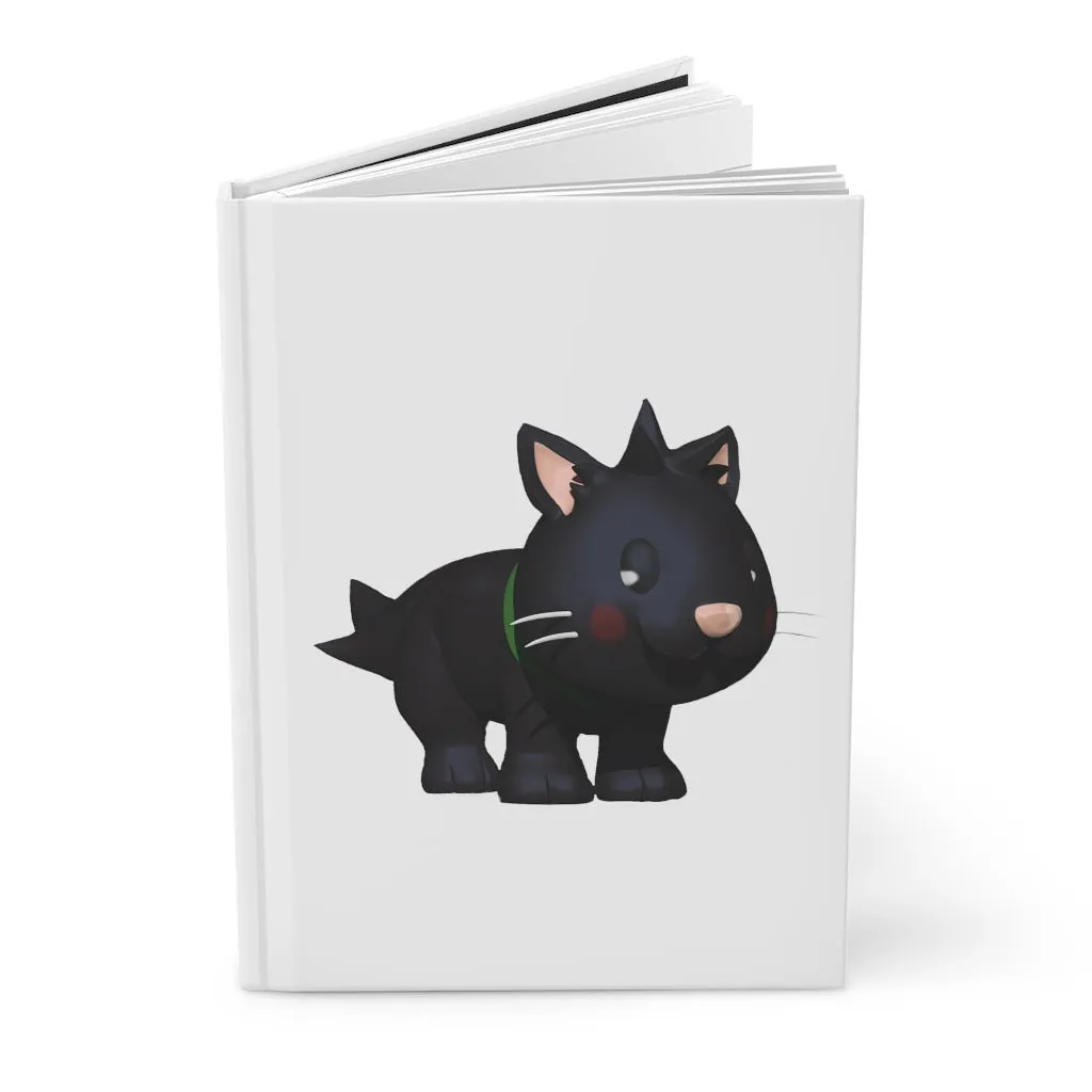 Black Kitty Hardcover Journal Matte