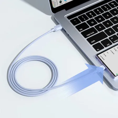 Blue 1.2m USB to USB-C Charge and Sync Cable