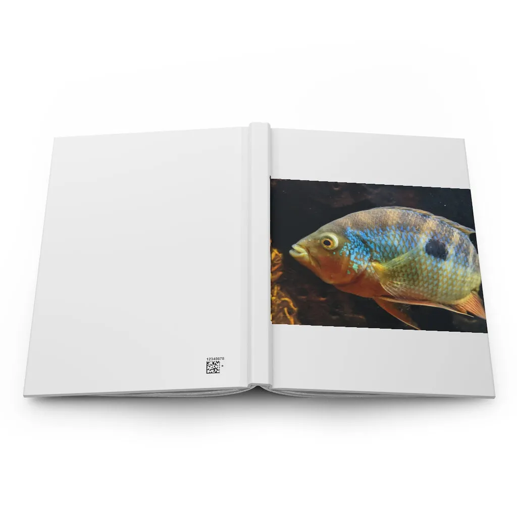 Brown and Orange Fish Hardcover Journal Matte