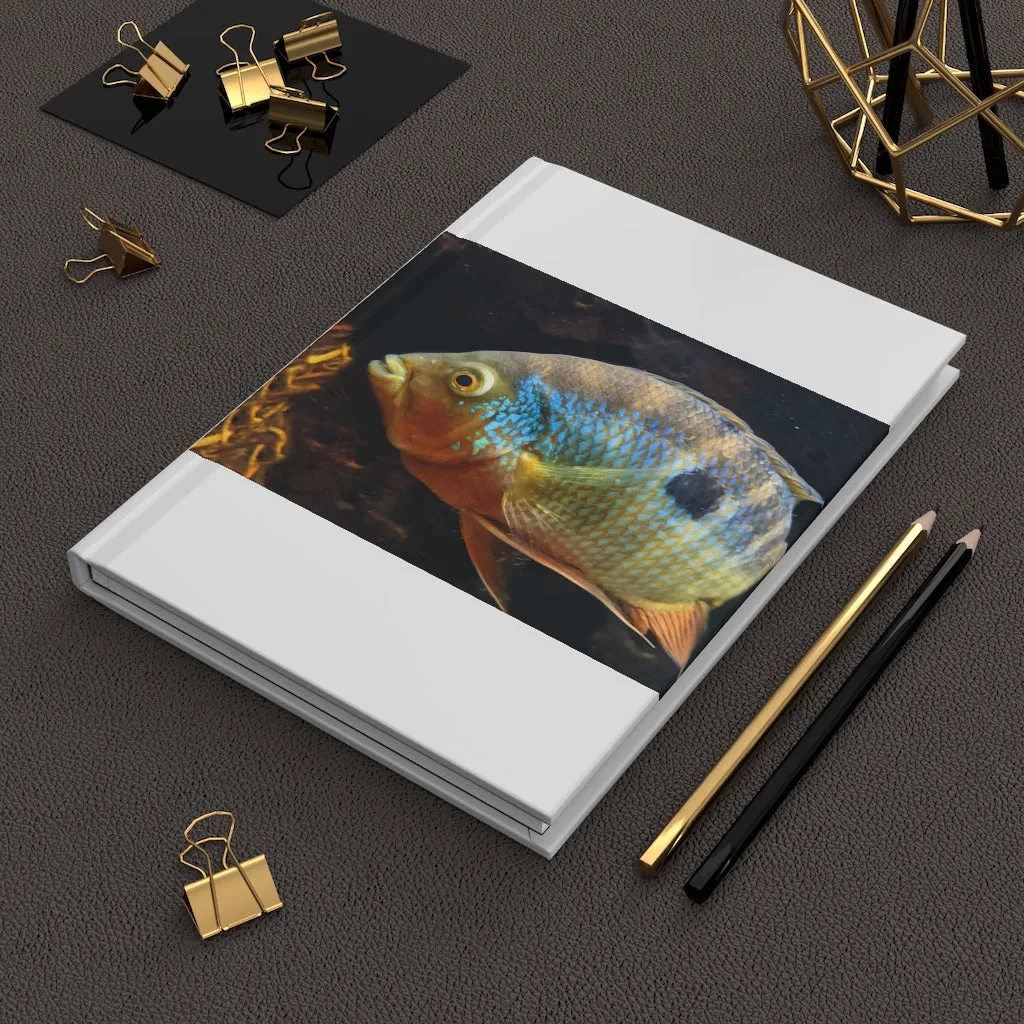 Brown and Orange Fish Hardcover Journal Matte