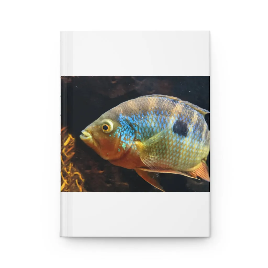 Brown and Orange Fish Hardcover Journal Matte