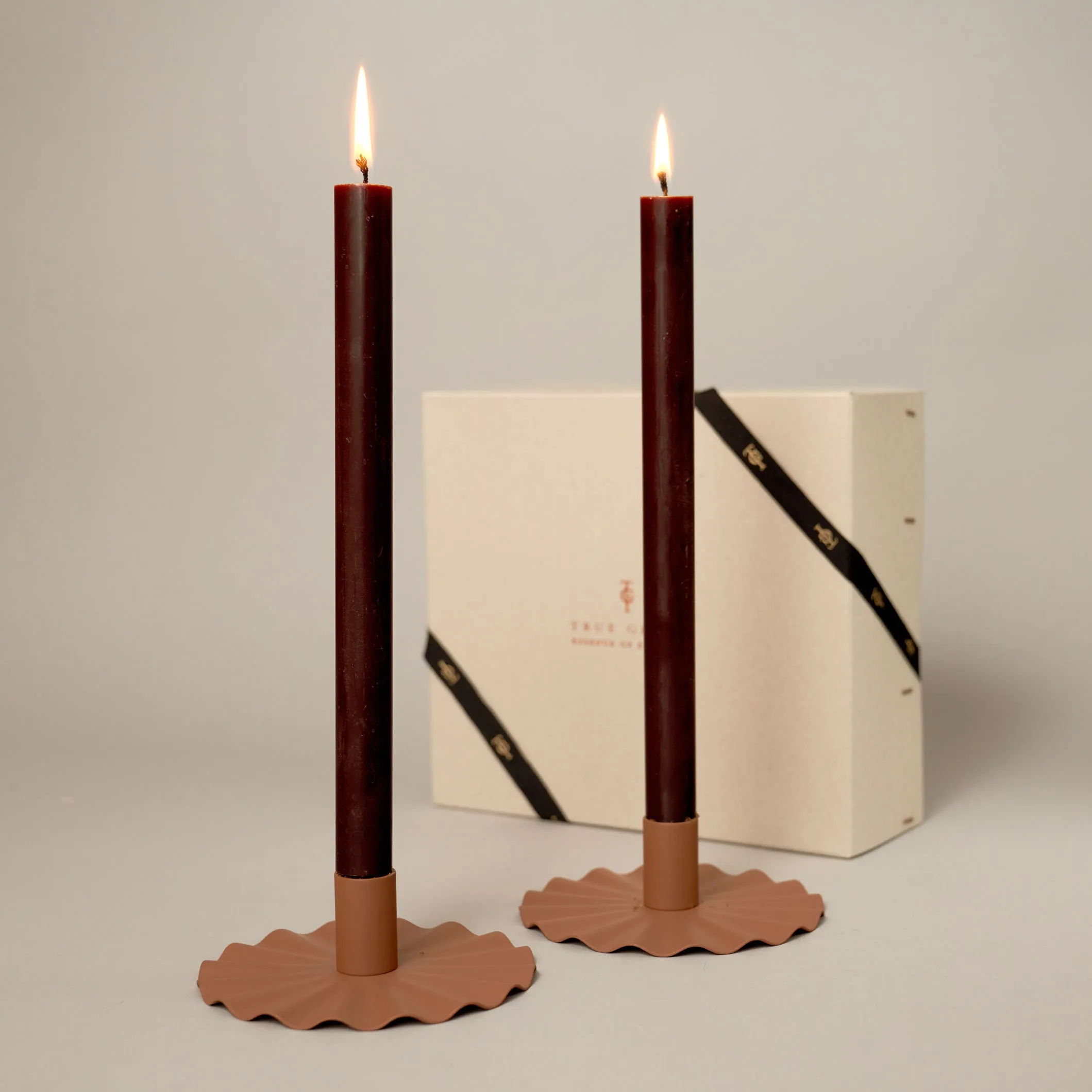 Brown Dining Candle Gift Set