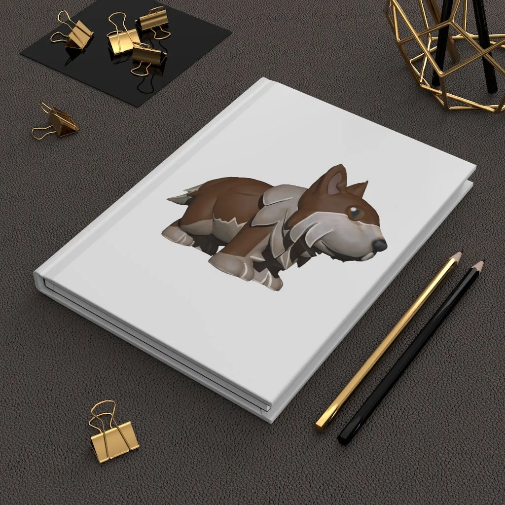 Brown Dog Hardcover Journal Matte