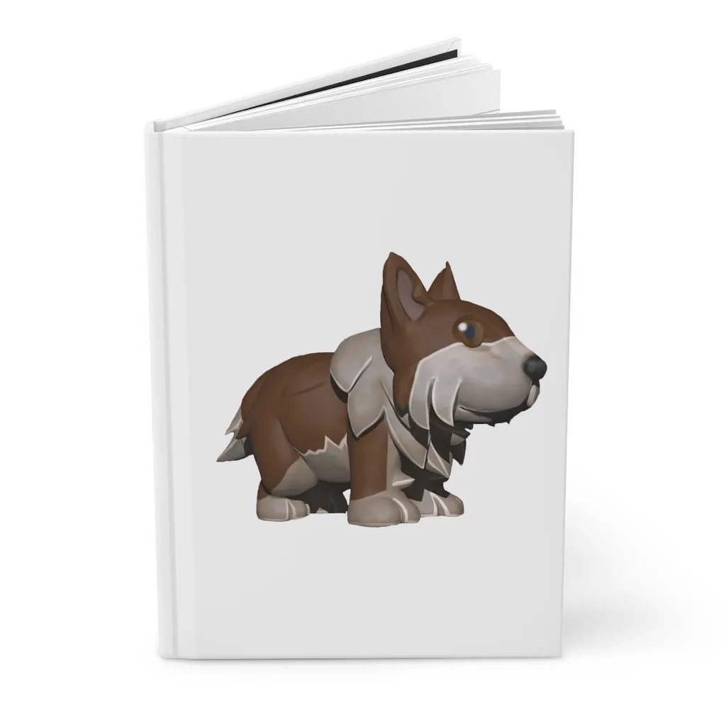 Brown Dog Hardcover Journal Matte