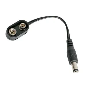 Carson Powerplay 9v Battery Clip Cable Female