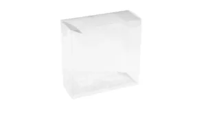 Clear Plastic Gift Boxes 6"x6"x2.5" 16 Pack