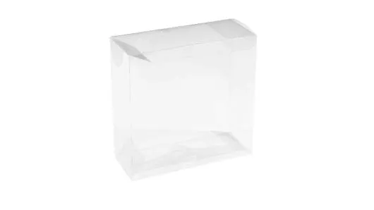 Clear Plastic Gift Boxes 6"x6"x2.5" 16 Pack