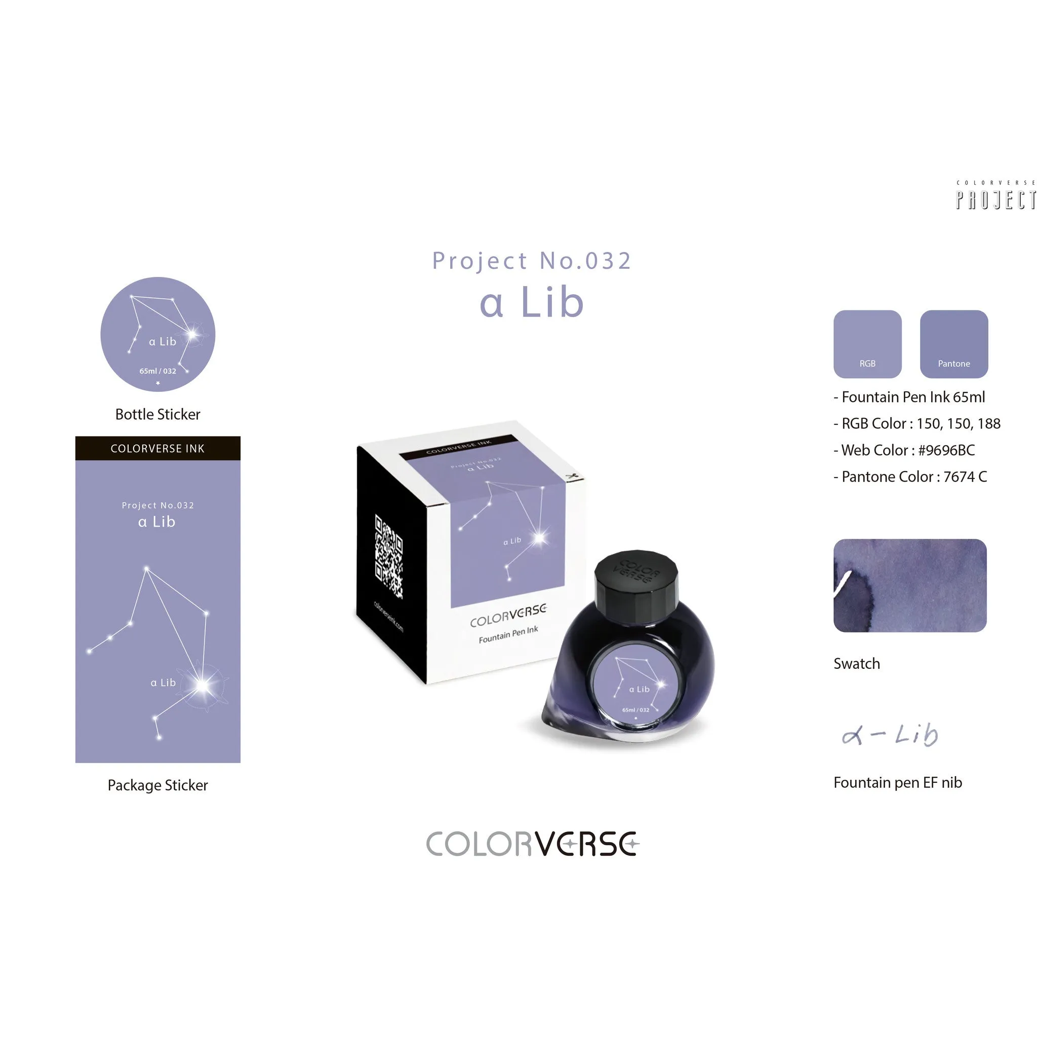 Colorverse α Lib (65ml) Bottled Ink