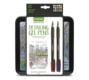 Crayola - Set of 20 Signature Detailing Gel Pens.