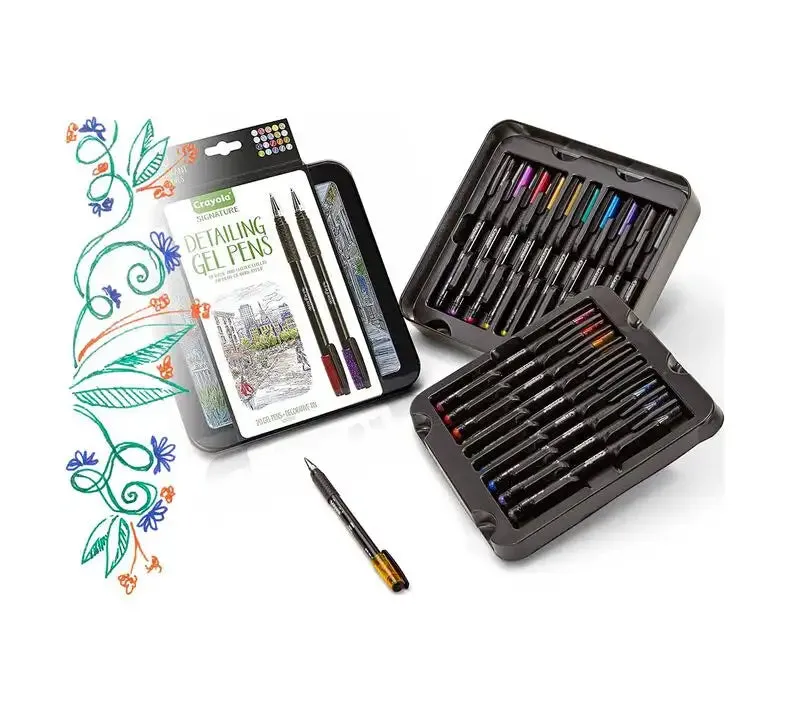 Crayola - Set of 20 Signature Detailing Gel Pens.