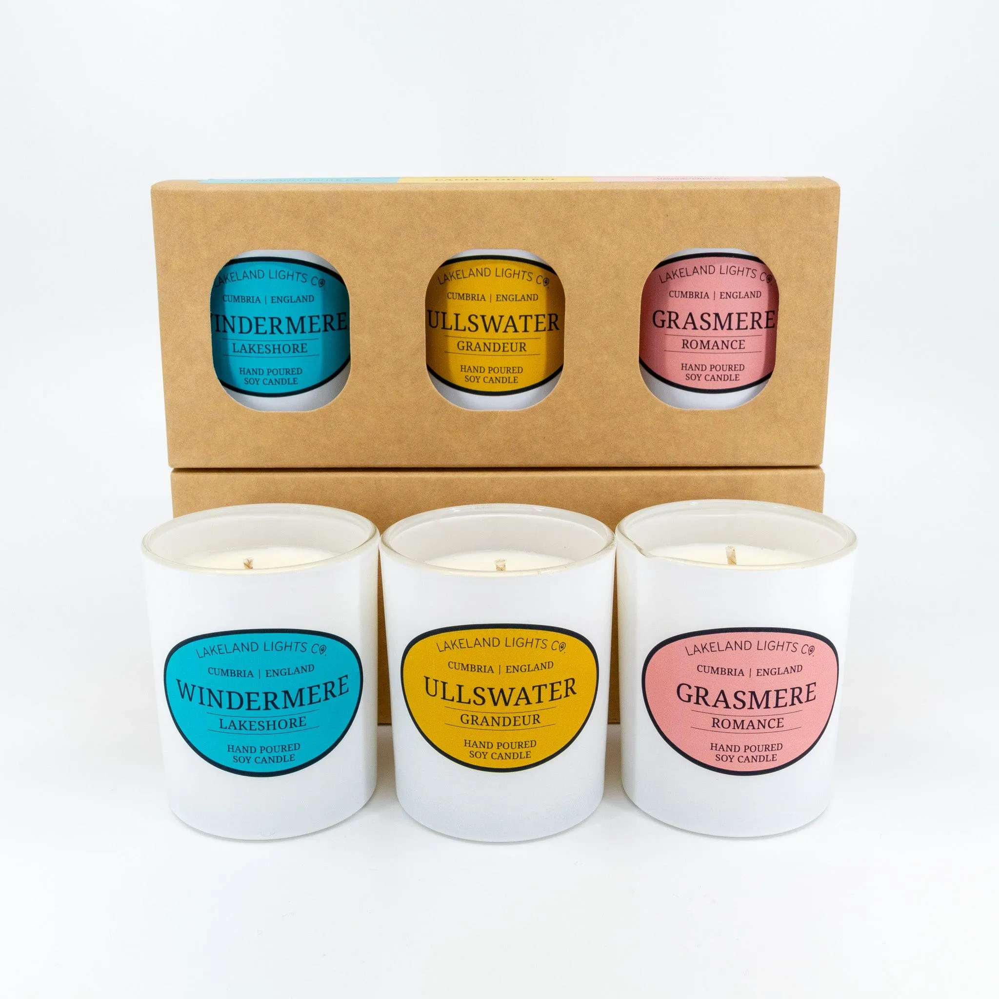 Cumbrian Three Candle Gift Sets