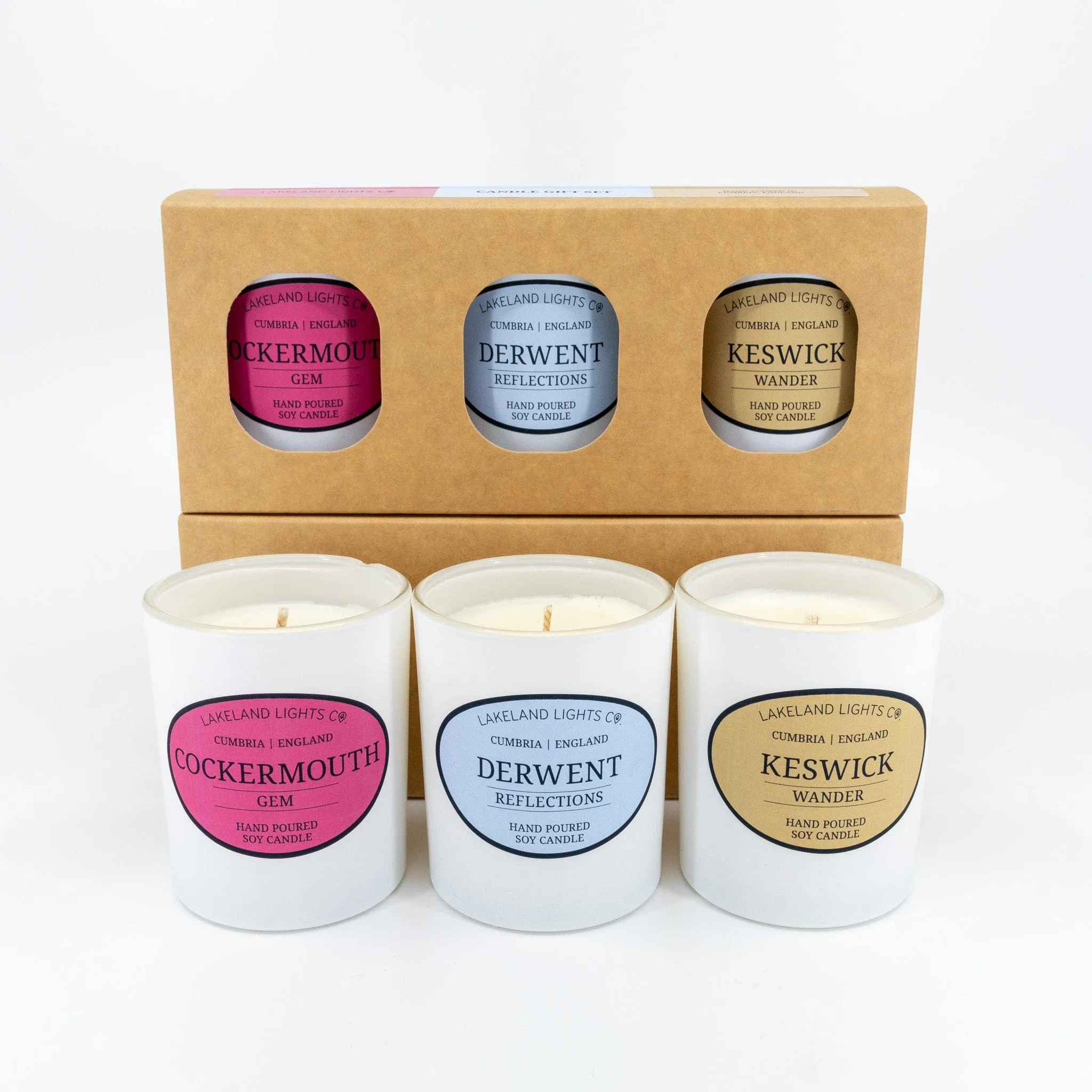 Cumbrian Three Candle Gift Sets