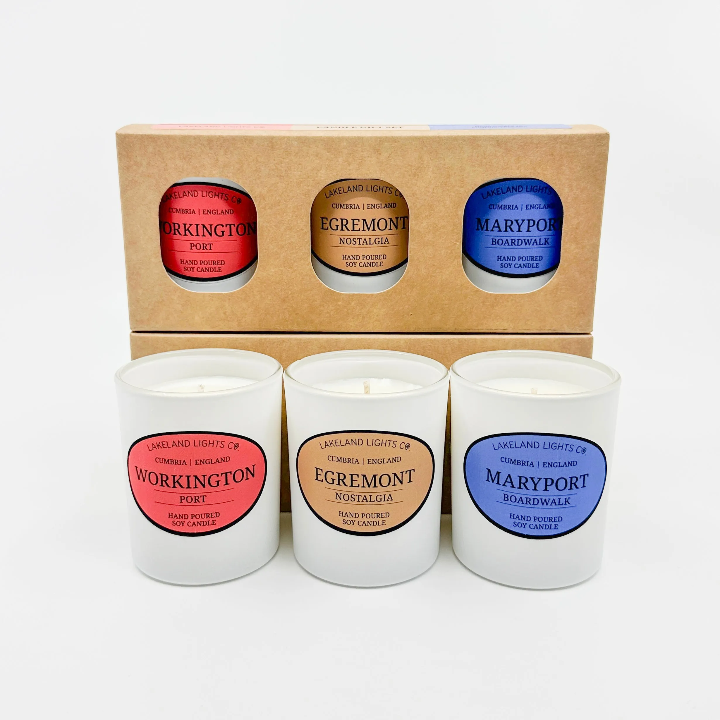 Cumbrian Three Candle Gift Sets