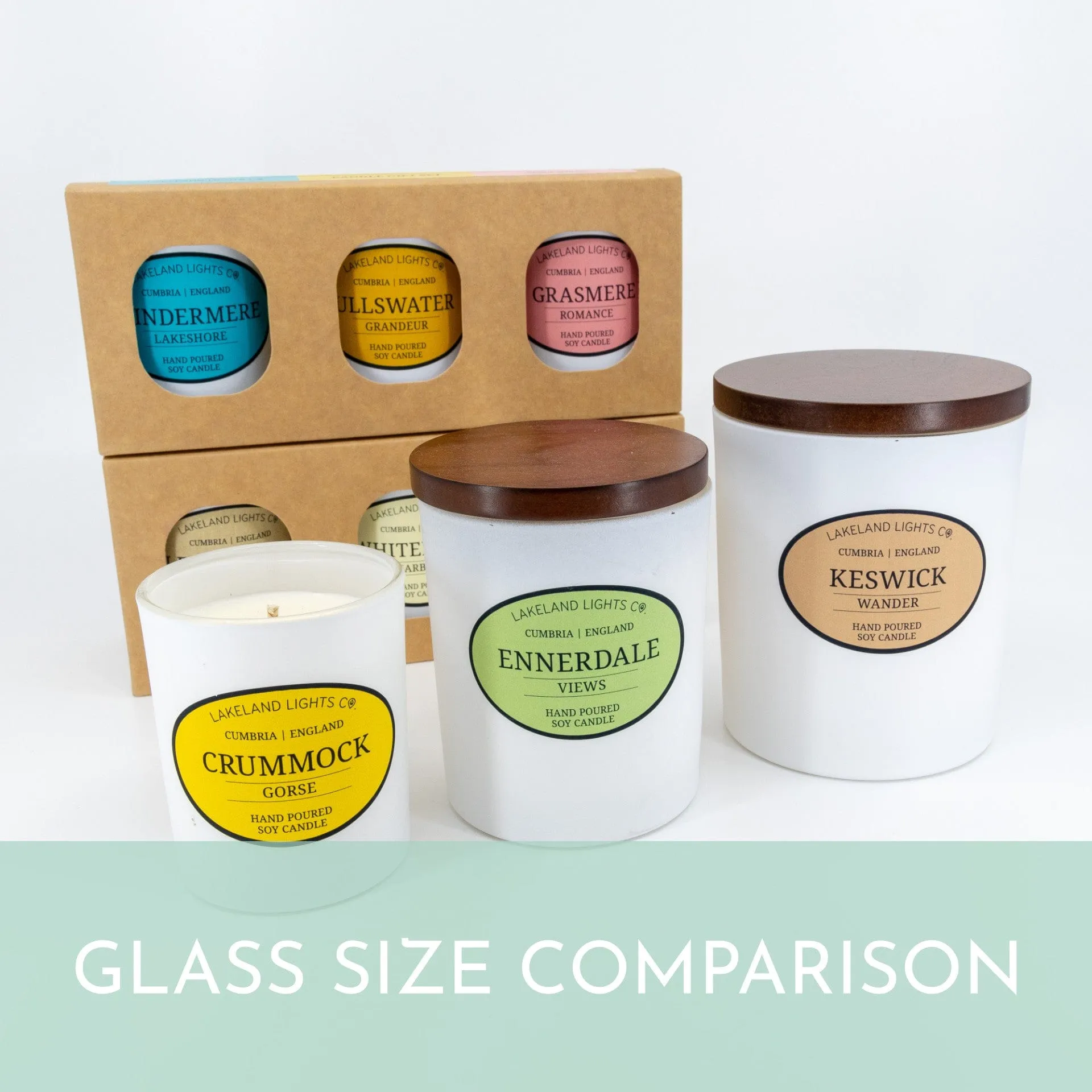 Cumbrian Three Candle Gift Sets