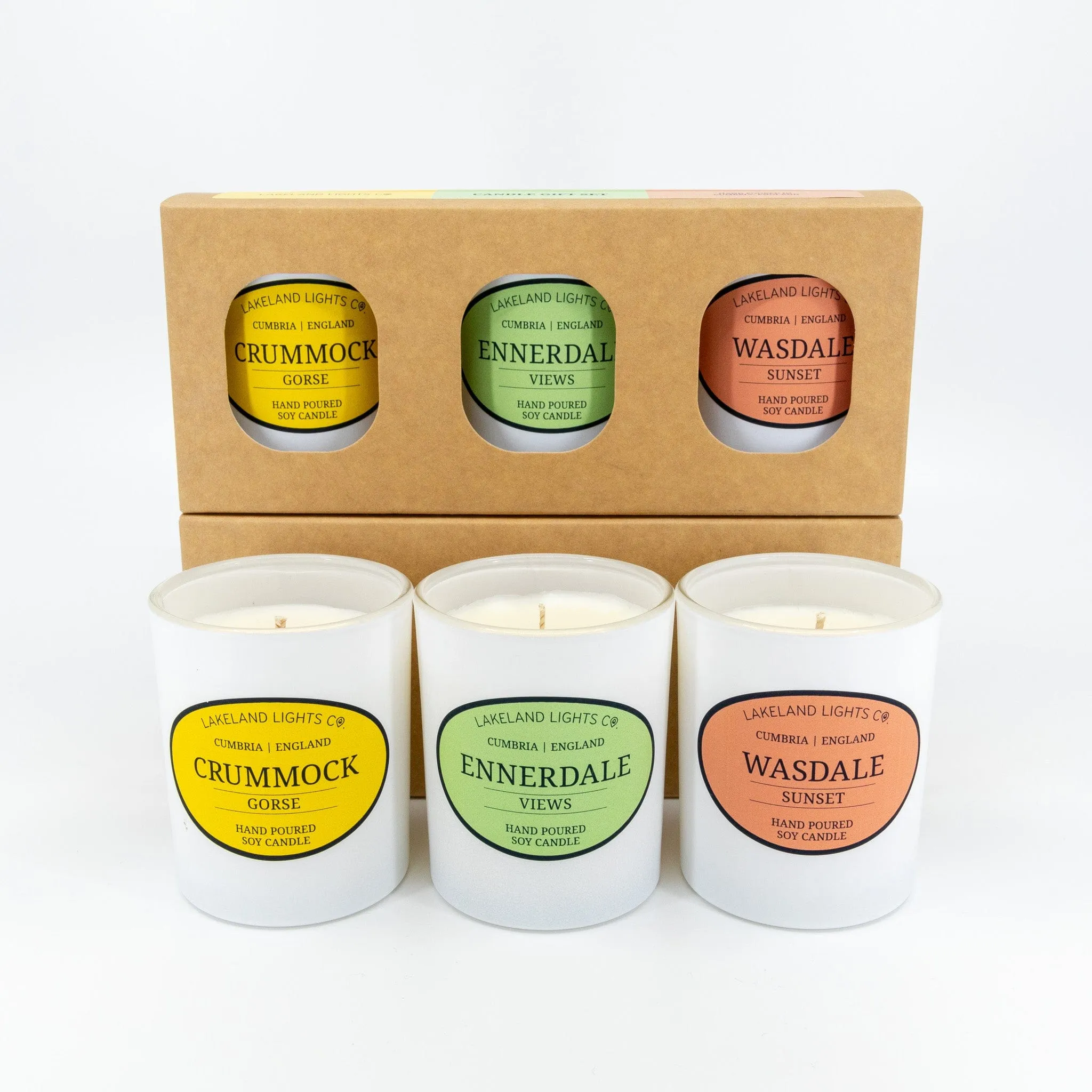 Cumbrian Three Candle Gift Sets