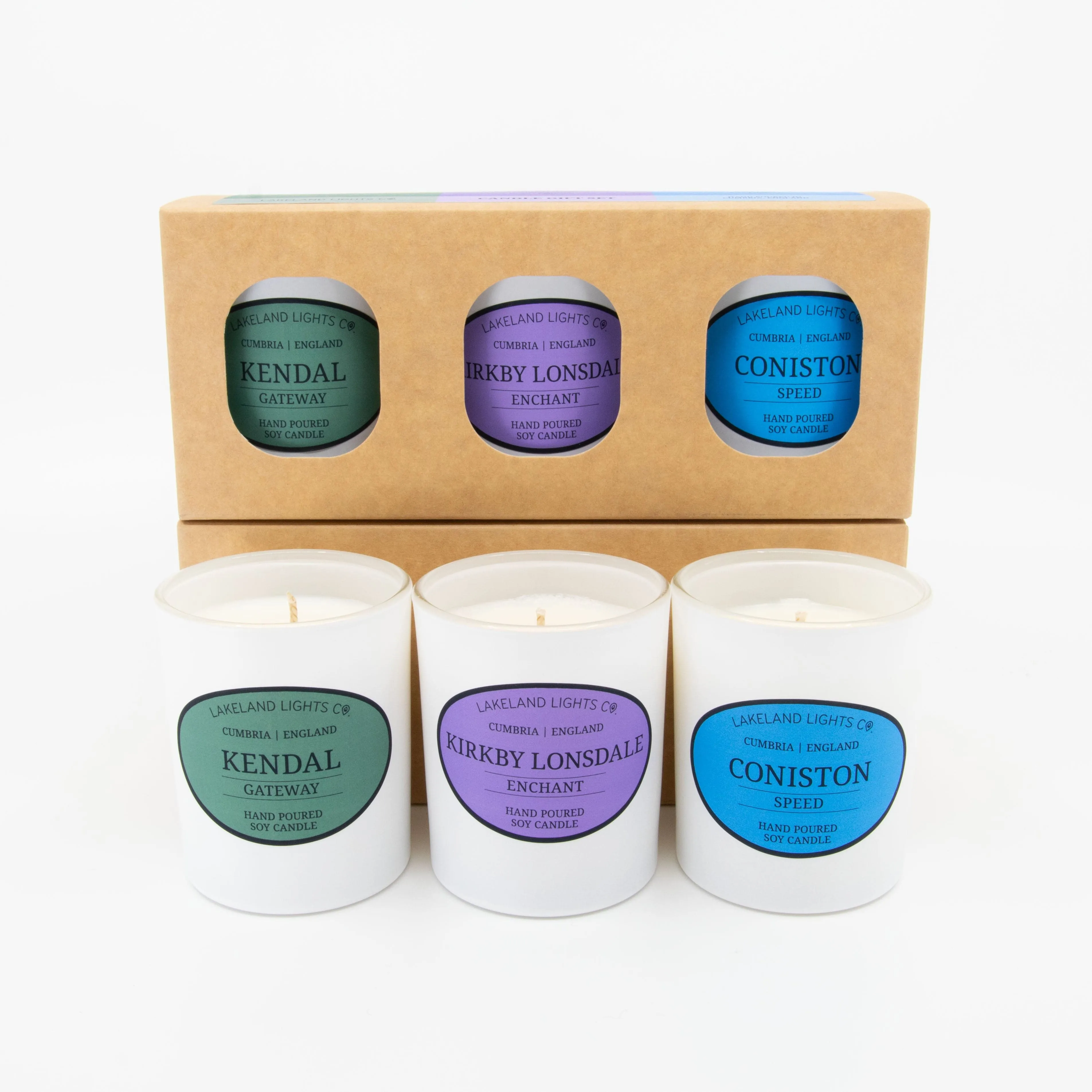 Cumbrian Three Candle Gift Sets