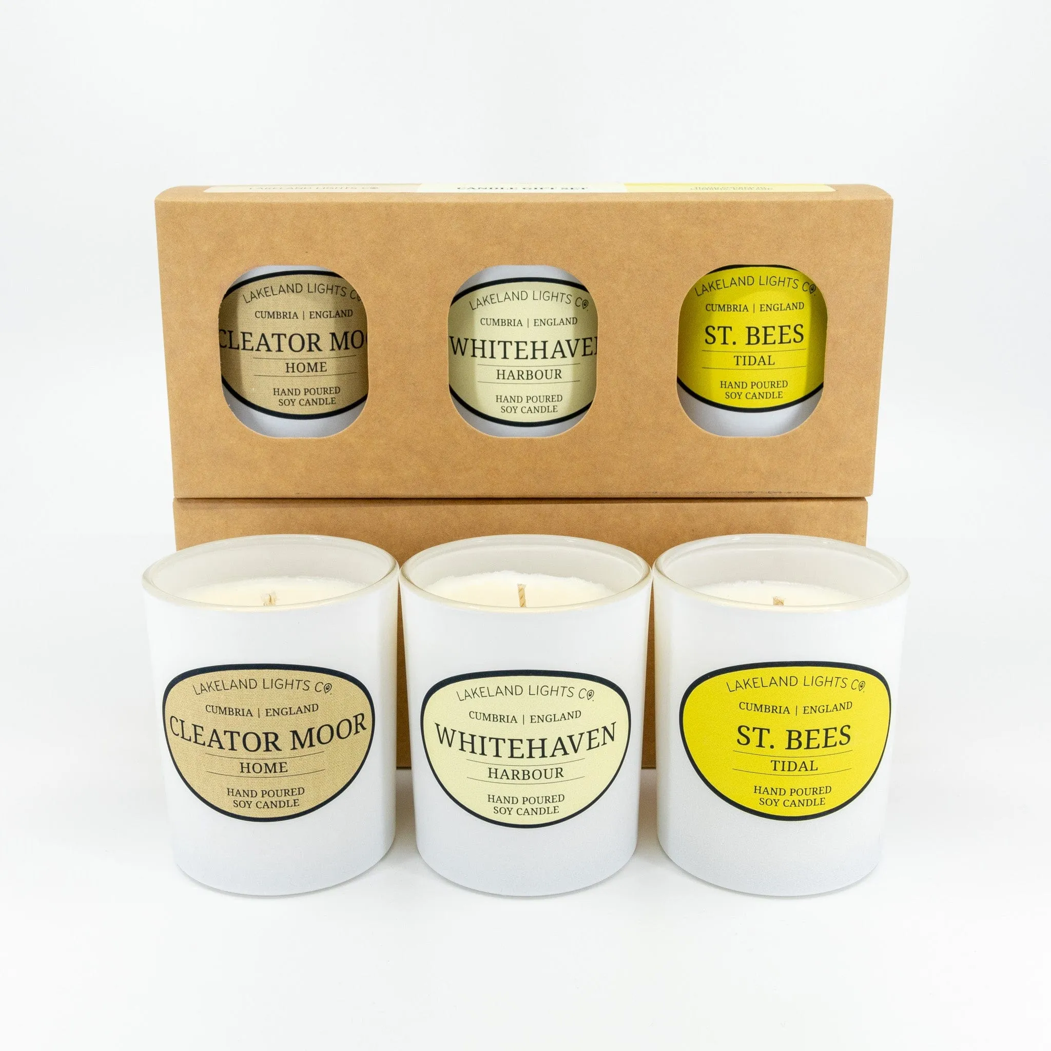 Cumbrian Three Candle Gift Sets