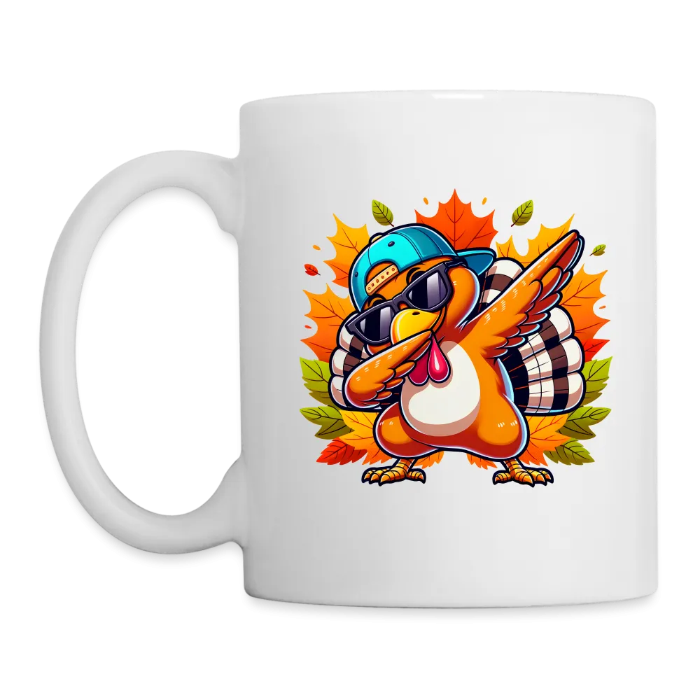 Dabbing Thanksgiving Turkey Mug