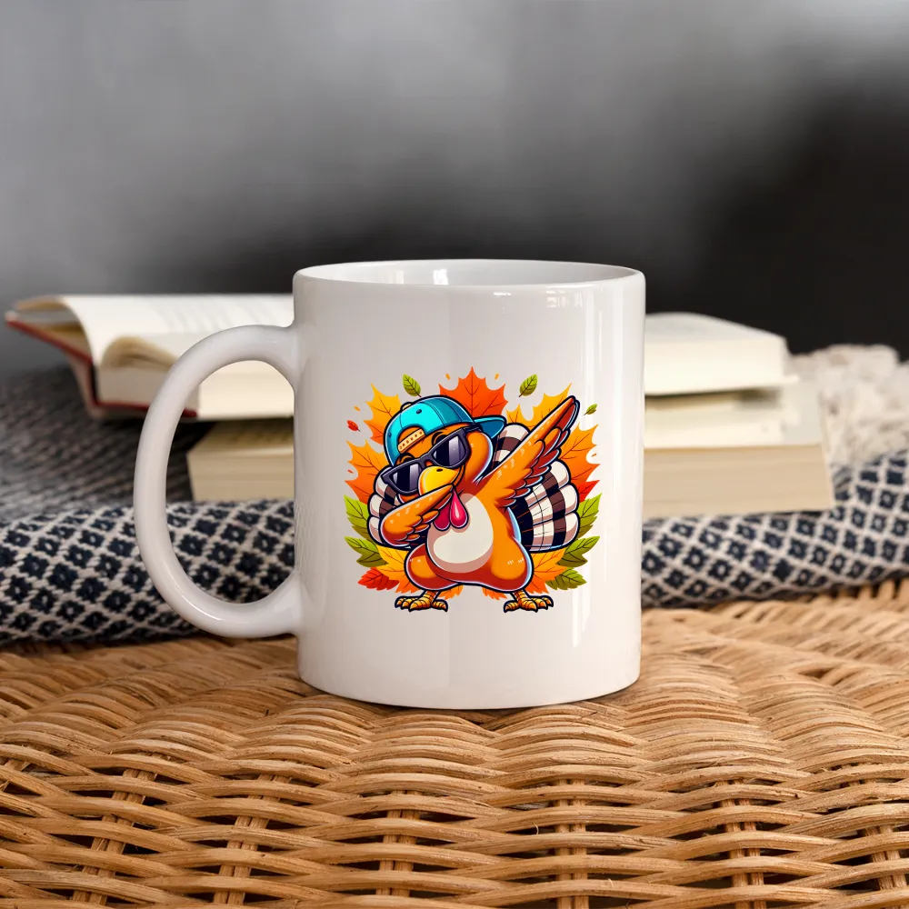 Dabbing Thanksgiving Turkey Mug