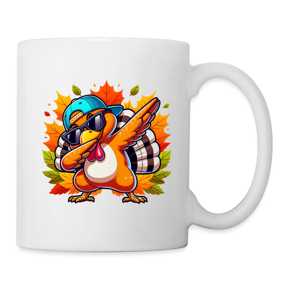 Dabbing Thanksgiving Turkey Mug