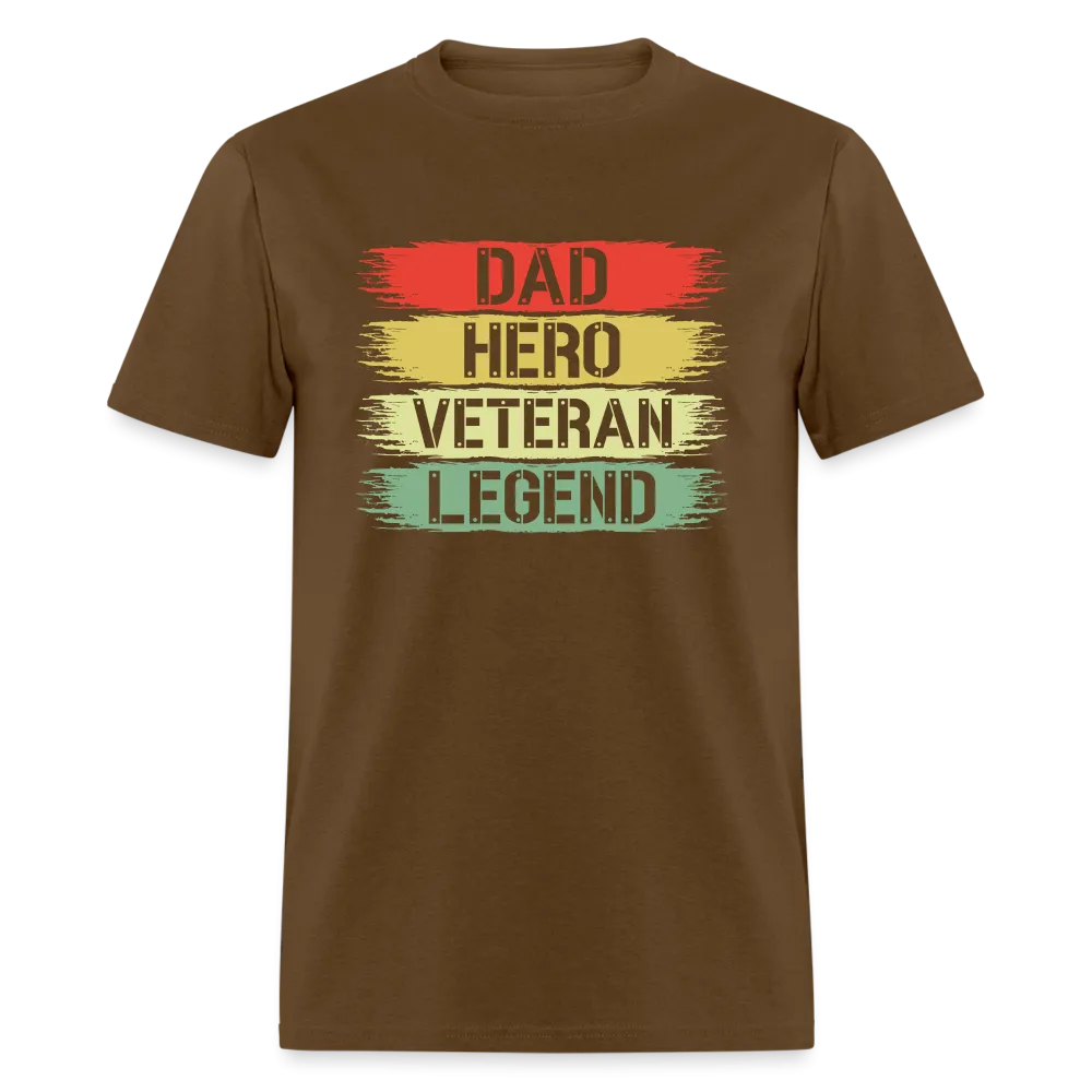 Dad Hero Veteran Legend T-Shirt