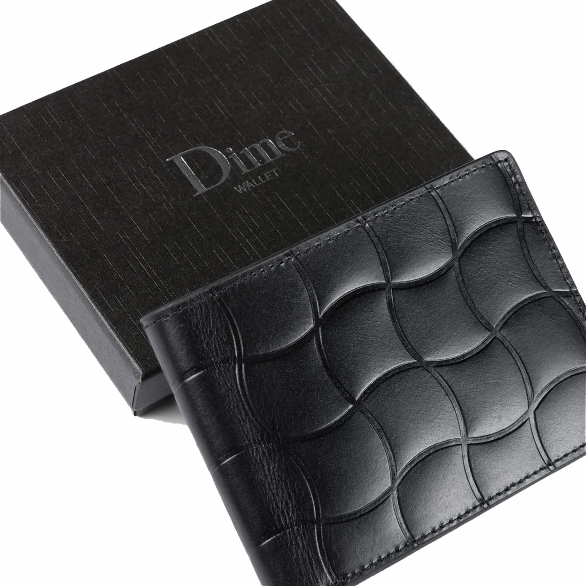 Dime Classic Quilted Wallet (Black)