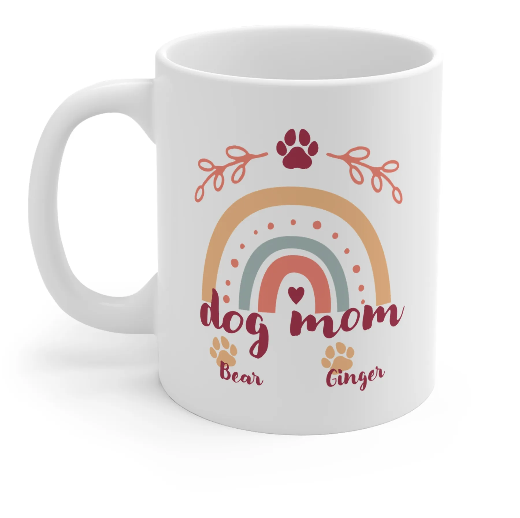 Dog Mom Custom Mug