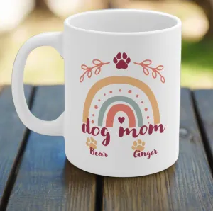 Dog Mom Custom Mug