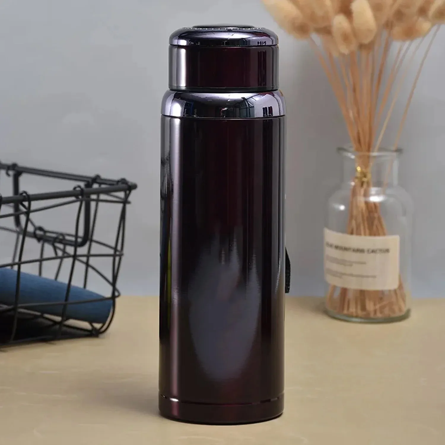 Double Walled Insulated Hot and Cold Water / Tea / Coffee Thermal Bottles (600 ML / Mix Color)