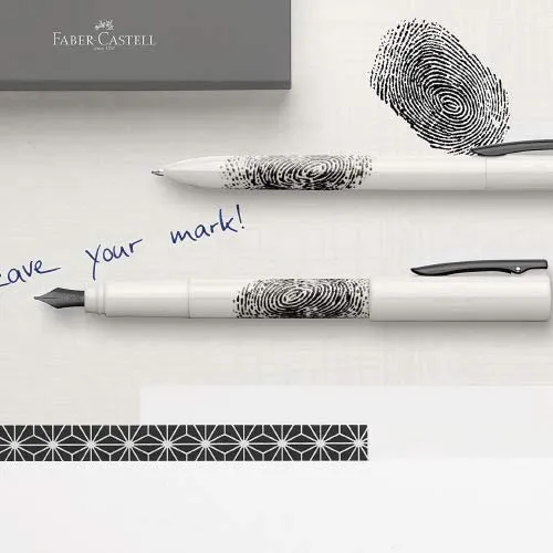 FABER-CASTELL Fountain pen WRITink "Print" white M