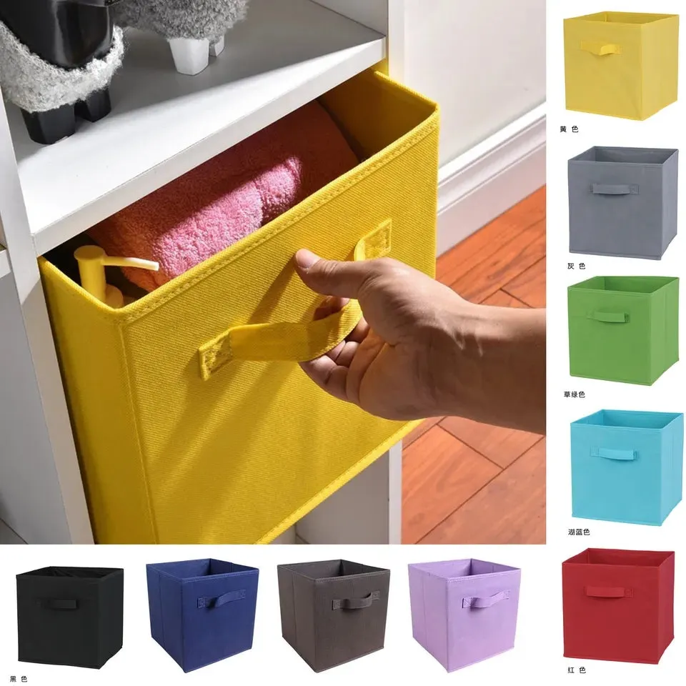 FOLDABLE NON WOOVEN STORAGE BOX