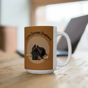 German Shepherd Dog POD Ceramic Mug 15oz