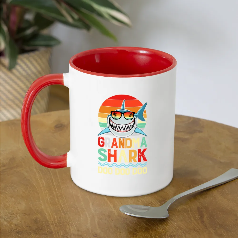 Grandma Shark Doo Doo Doo Coffee Mug