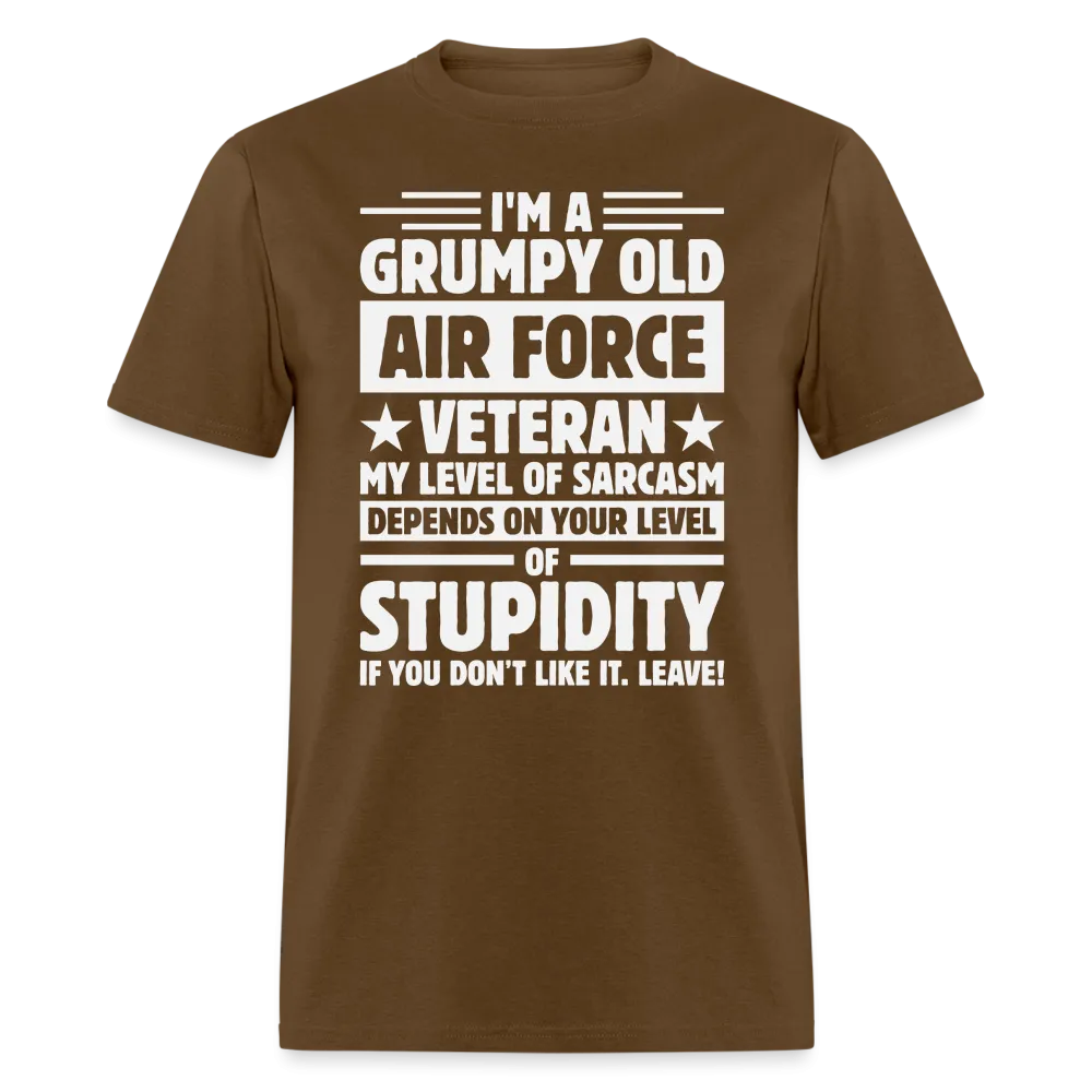 Grumpy Old Air Force Veteran T-Shirt