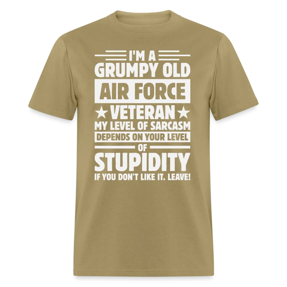 Grumpy Old Air Force Veteran T-Shirt