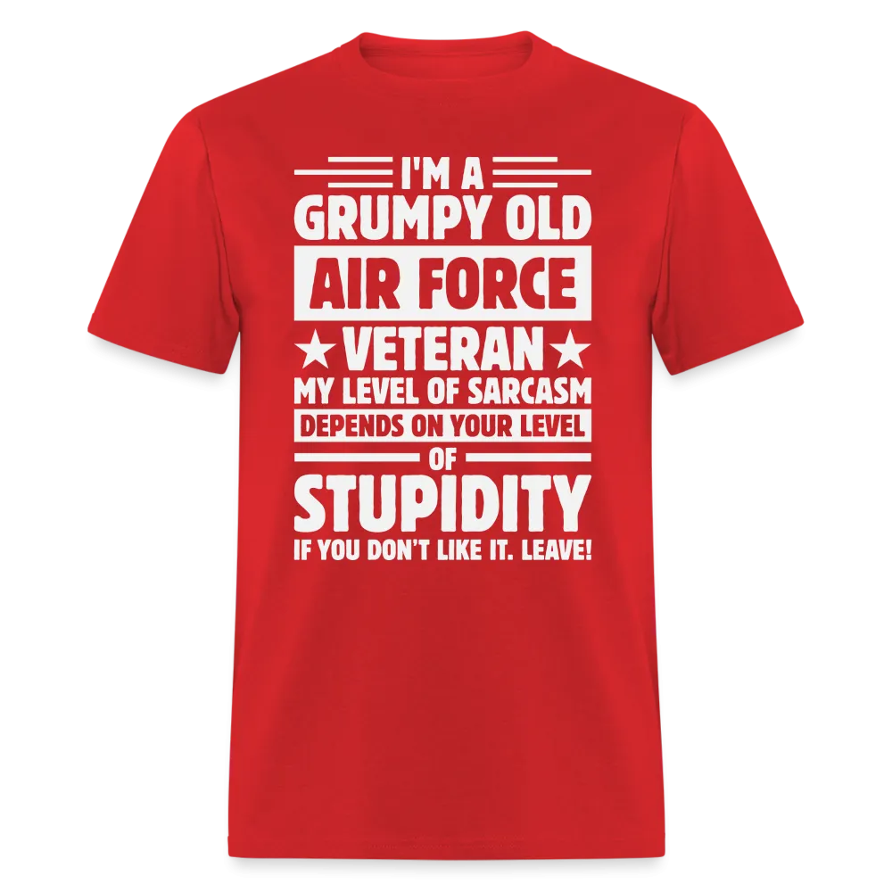 Grumpy Old Air Force Veteran T-Shirt