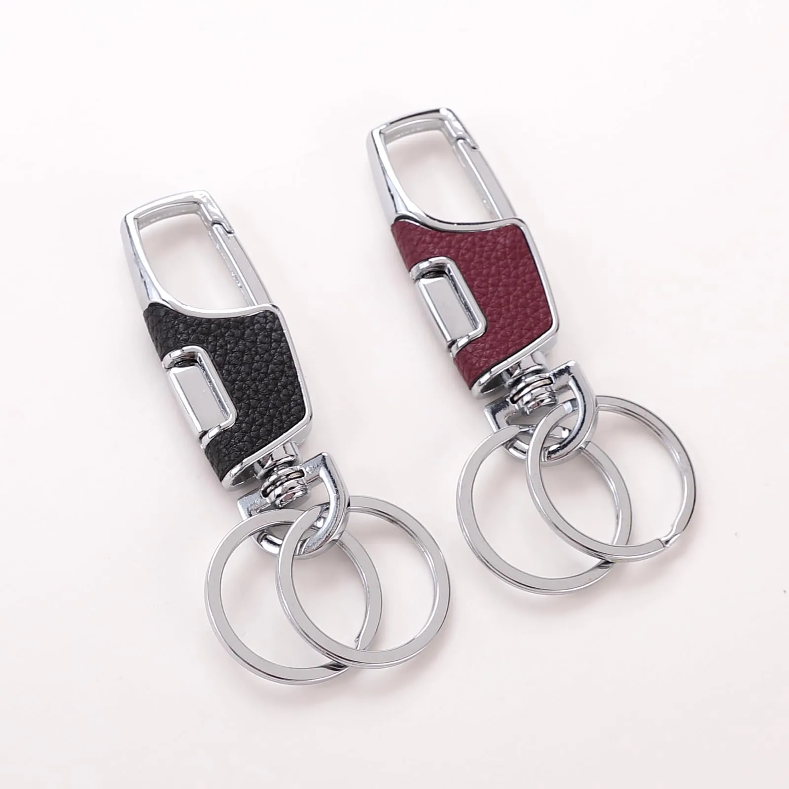 Homestic Keychain/Keyring/Key Tag|Car Key Clip, Key Holder, Key Organizer|Pack of 2 (Multi)