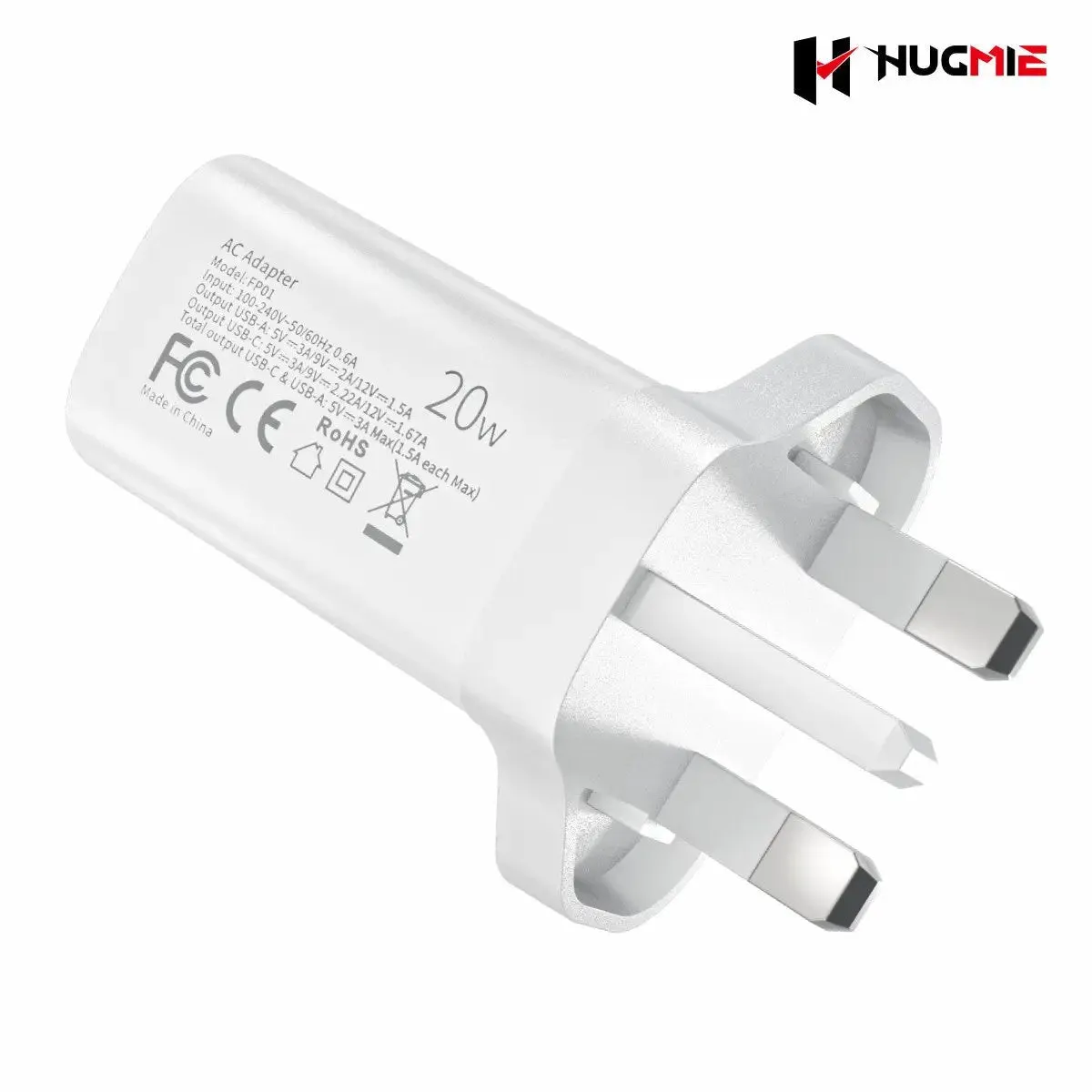 Hugmie® PD 20W QC3.0 Fast Charger | FP01